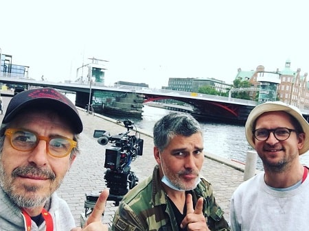 Zandvliet with his film crew